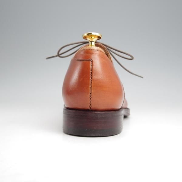 未使用★ジャランスリワヤ SIZE 7【定価￥37,400-★パンチドキャップトゥ/98409】カーフ/茶/メンズ/JALAN SRIWIJAWA★j907