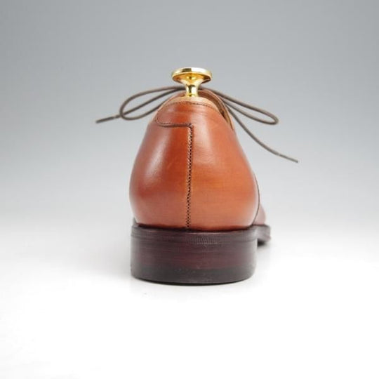 未使用★ジャランスリワヤ SIZE 7【定価￥37,400-★パンチドキャップトゥ/98409】カーフ/茶/メンズ/JALAN SRIWIJAWA★j907