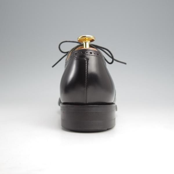 未使用★(英)BARKER/バーカー 5.5F【現行定価5.5万円程度★ダイナイトソール仕様/セミブローグ】4363FW/ポリッシュレザー/黒★j909