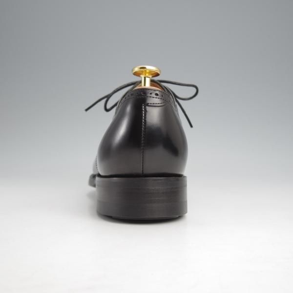 未使用★(英)BARKER/バーカー 5.5F【現行定価5.5万円程度★ダイナイトソール仕様/セミブローグ】4363FW/ポリッシュレザー/黒★j909