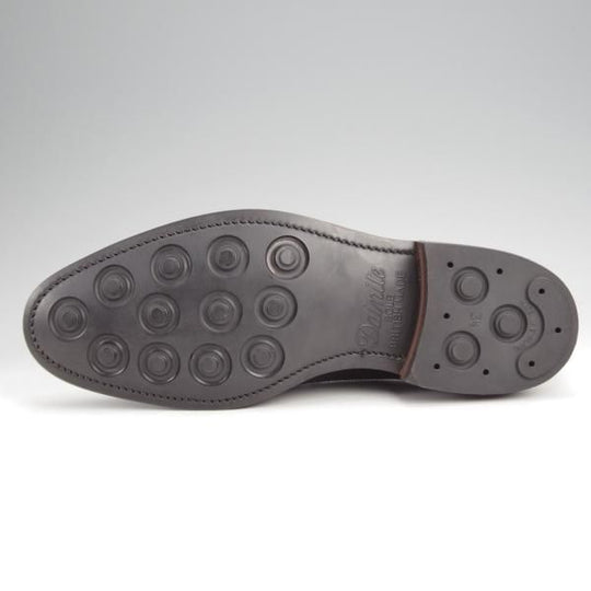 未使用★(英)BARKER/バーカー 5.5F【現行定価5.5万円程度★ダイナイトソール仕様/セミブローグ】4363FW/ポリッシュレザー/黒★j909