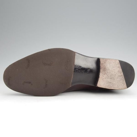 美品★RAYMAR/レイマー SIZE 5.5【ミュージアムカーフ仕様★ハンドソーンウェルテッド製法/KATE】クォーターブローグ/濃茶/メンズ★j910