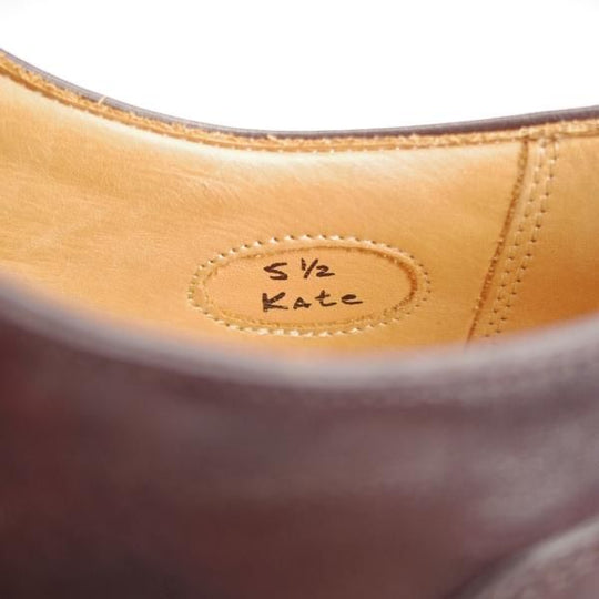 美品★RAYMAR/レイマー SIZE 5.5【ミュージアムカーフ仕様★ハンドソーンウェルテッド製法/KATE】クォーターブローグ/濃茶/メンズ★j910