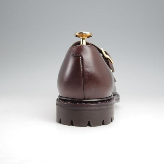 未使用★ジャランスリワヤ SIZE 7【定価￥41,800-★コマンドソール仕様/ダブルモンク】98656/EDWARDラスト/濃茶/JALAN SRIWIJAWA★j911