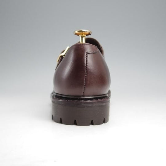 未使用★ジャランスリワヤ SIZE 7【定価￥41,800-★コマンドソール仕様/ダブルモンク】98656/EDWARDラスト/濃茶/JALAN SRIWIJAWA★j911