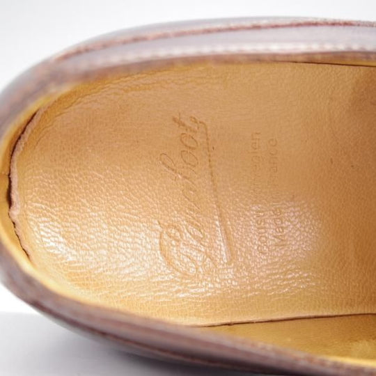 極美品★パラブーツ SIZE 6【定価￥96,800-★リゾルト林氏愛用素材/オイルドヌバック】CHAMBORD/Uチップ/GRINGO/濃茶/Paraboot★j916