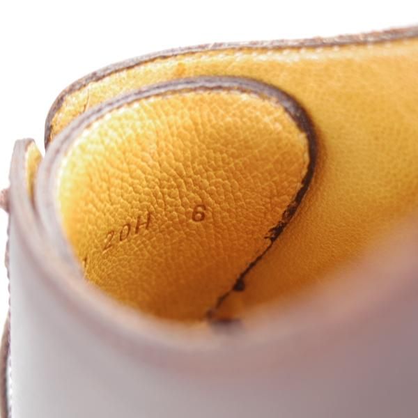 極美品★パラブーツ SIZE 6【定価￥96,800-★リゾルト林氏愛用素材/オイルドヌバック】CHAMBORD/Uチップ/GRINGO/濃茶/Paraboot★j916