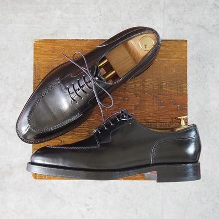 ★ジョンロブ 6E【名作★CHAMBORD/スキンステッチ仕様/8695ラスト】シャンボード/Uチップ/カーフ/黒/メンズ/JOHN LOBB★j917