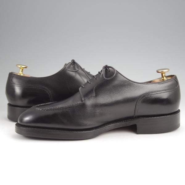 ★ジョンロブ 6E【名作★CHAMBORD/スキンステッチ仕様/8695ラスト】シャンボード/Uチップ/カーフ/黒/メンズ/JOHN LOBB★j917