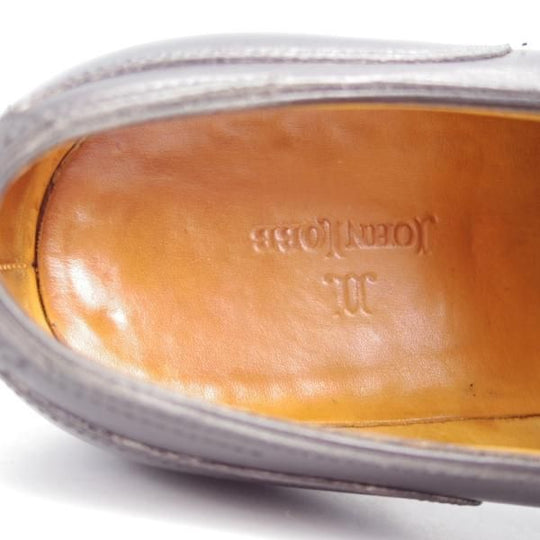 ★ジョンロブ 6E【名作★CHAMBORD/スキンステッチ仕様/8695ラスト】シャンボード/Uチップ/カーフ/黒/メンズ/JOHN LOBB★j917