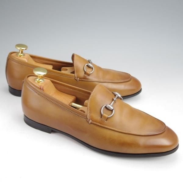 GUCCI ビットローファー 37 GUCCI(グッチ) / ホースビットローファー/シワ/使用感有/37/BLK