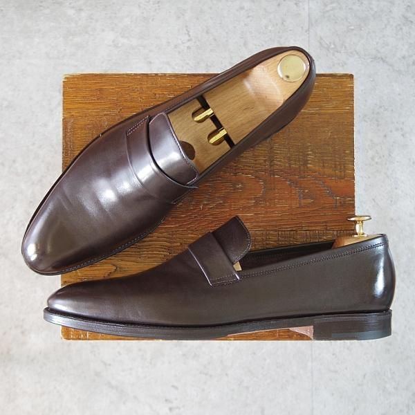 限定値下　JOHN LOBB ジョンロブ　キャンパス ローファー　8E JOHN LOBB ジョンロブ ローファー BATH バス ラスト 4395 ワイズ:F-EE