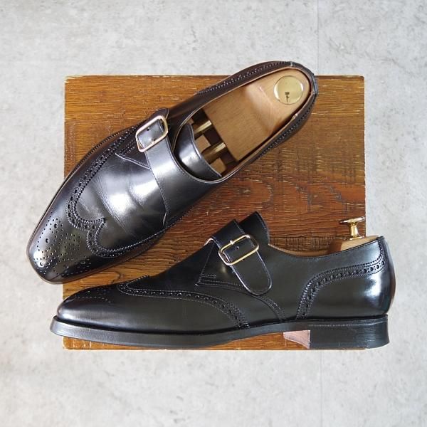CROCKETT&JONES クロケット&ジョーンズ CHERTSEY3 7E 美品☆クロケット&ジョーンズ 7E【(福岡)FRAME取扱☆チャート