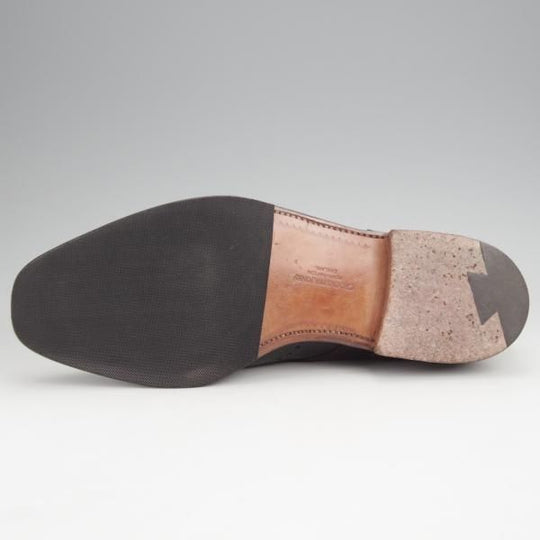 ★クロケット&ジョーンズ 7E【★CHALFONT/モンクストラップ】324ラスト/フルブローグ/カーフ/黒/メンズ/Crockett&Jones★j924