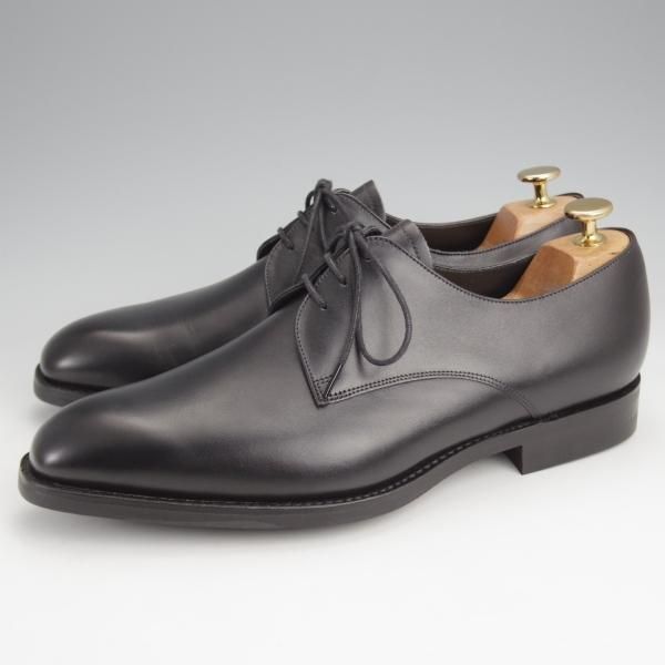 未使用★(英)BARKER/バーカー 8F【現行定価5.5万円程度★ダイナイトソール仕様/プレーントゥ】4437FW/カーフ/黒/メンズ★j925