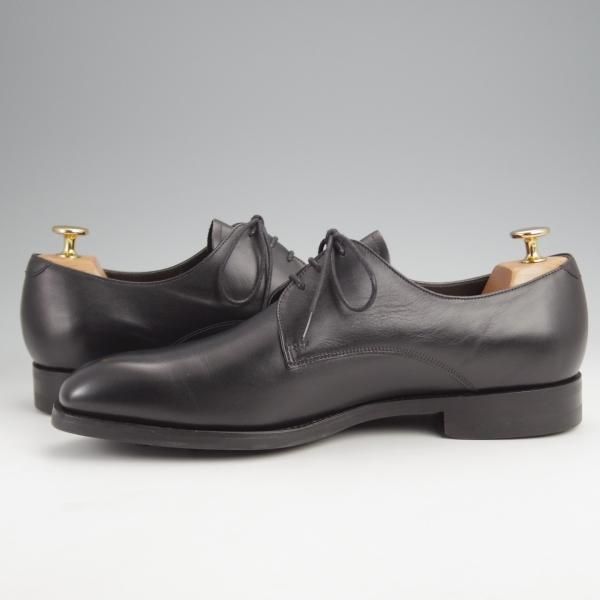 未使用★(英)BARKER/バーカー 8F【現行定価5.5万円程度★ダイナイトソール仕様/プレーントゥ】4437FW/カーフ/黒/メンズ★j925