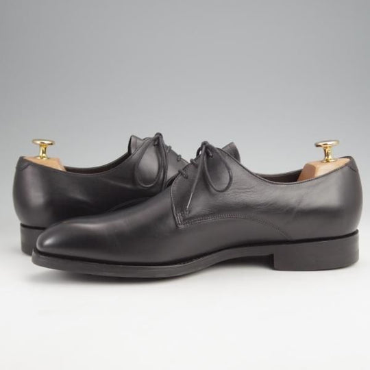 未使用★(英)BARKER/バーカー 8F【現行定価5.5万円程度★ダイナイトソール仕様/プレーントゥ】4437FW/カーフ/黒/メンズ★j925