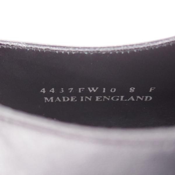 未使用★(英)BARKER/バーカー 8F【現行定価5.5万円程度★ダイナイトソール仕様/プレーントゥ】4437FW/カーフ/黒/メンズ★j925