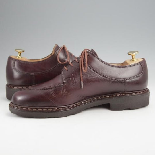 ★パラブーツ SIZE 7【定価￥79,200-★アヴィニョン/AVIGNON】グリフソール/リスレザー/カフェ/CAFE/Uチップ/メンズ/Paraboot★j926