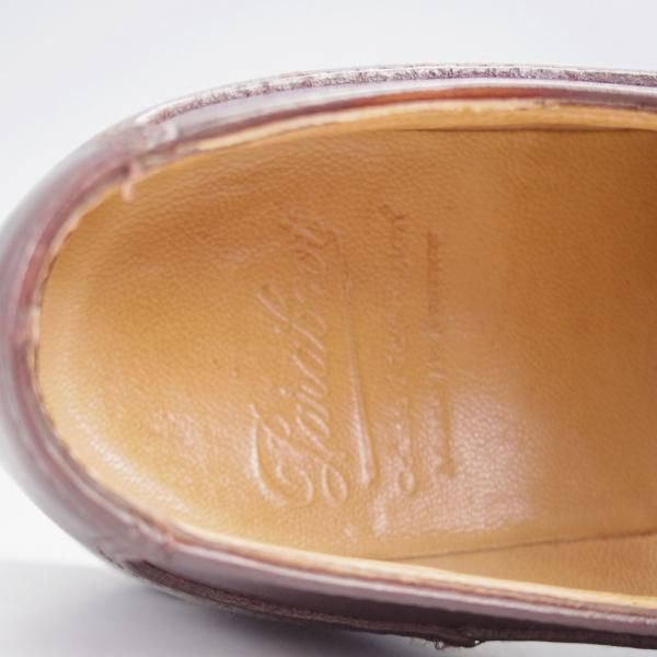 ★パラブーツ SIZE 7【定価￥79,200-★アヴィニョン/AVIGNON】グリフソール/リスレザー/カフェ/CAFE/Uチップ/メンズ/Paraboot★j926