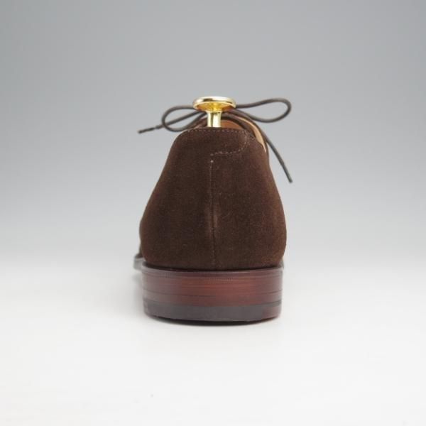 ほぼ未使用★クロケット&ジョーンズ 9E【同系モデル定価￥97,900-★CONNAUGHT/ストレートチップ】スエード/濃茶/Crockett&Jones★j927