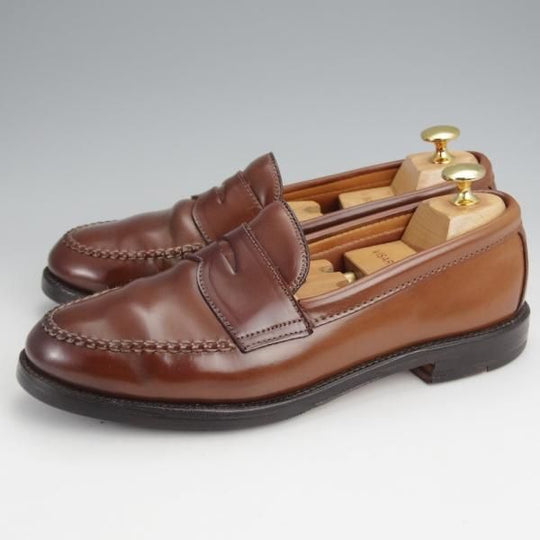 ★オールデン 6.5D【貴重★ラベロ色/コードバン/茶】99541/バンラスト/ヴァンラスト/BEAMS別注/コインローファー/メンズ/ALDEN★j928