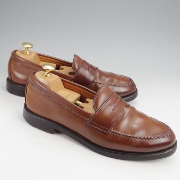 ★オールデン 6.5D【貴重★ラベロ色/コードバン/茶】99541/バンラスト/ヴァンラスト/BEAMS別注/コインローファー/メンズ/ALDEN★j928