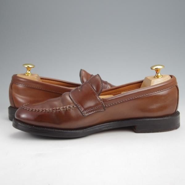 ★オールデン 6.5D【貴重★ラベロ色/コードバン/茶】99541/バンラスト/ヴァンラスト/BEAMS別注/コインローファー/メンズ/ALDEN★j928