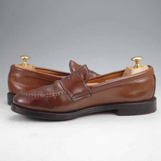 ★オールデン 6.5D【貴重★ラベロ色/コードバン/茶】99541/バンラスト/ヴァンラスト/BEAMS別注/コインローファー/メンズ/ALDEN★j928