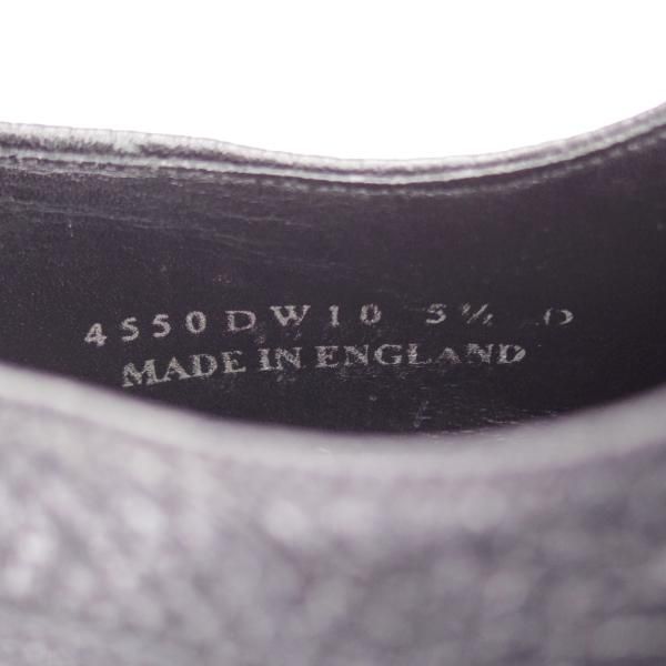 未使用★(英)BARKER/バーカー 5.5D【現行定価5.5万円程度★鹿革/ディアスキン/ストレートチップ】4550DW/黒/メンズ★j929