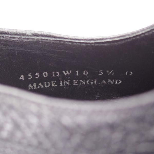 未使用★(英)BARKER/バーカー 5.5D【現行定価5.5万円程度★鹿革/ディアスキン/ストレートチップ】4550DW/黒/メンズ★j929