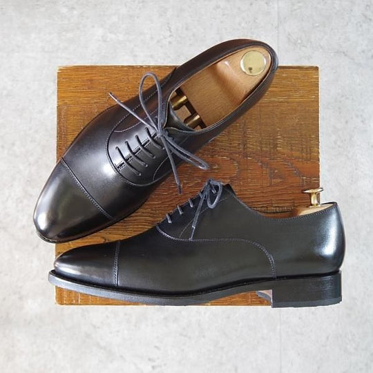 極美品★FUGASHIN/フウガシン SIZE 7【定価￥38,500-★(仏)デュプイ社の撥水レザー(PUMA H)仕様/MINAZUKI】ストレートチップ/黒★j930