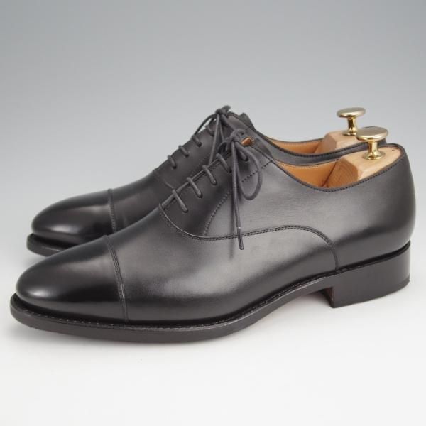 極美品★FUGASHIN/フウガシン SIZE 7【定価￥38,500-★(仏)デュプイ社の撥水レザー(PUMA H)仕様/MINAZUKI】ストレートチップ/黒★j930