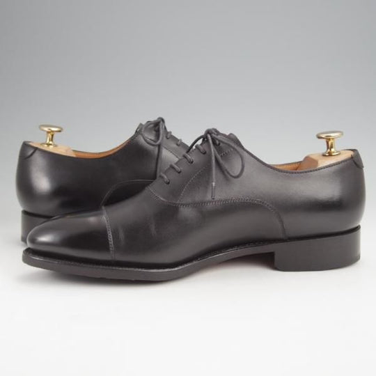 極美品★FUGASHIN/フウガシン SIZE 7【定価￥38,500-★(仏)デュプイ社の撥水レザー(PUMA H)仕様/MINAZUKI】ストレートチップ/黒★j930