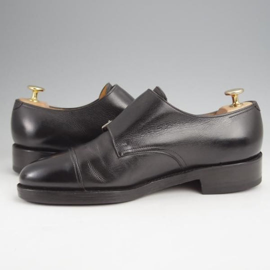 ★ジョンロブ 6E【定価￥224,400-★WILLIAM/ウィリアム/(水牛)バッファローレザー】9795Rラスト/ダブルモンク/黒/メンズ/JOHN LOBB★j931