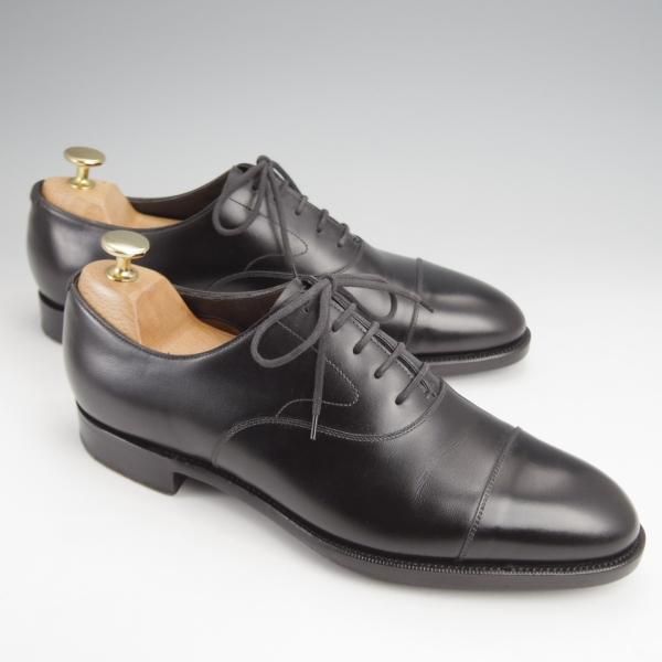 極美品★エドワードグリーン 6D【定価￥204,600-★チェルシー/CHELSEA/202ラスト】ストレートチップ/黒/メンズ/EDWARD GREEN★j932