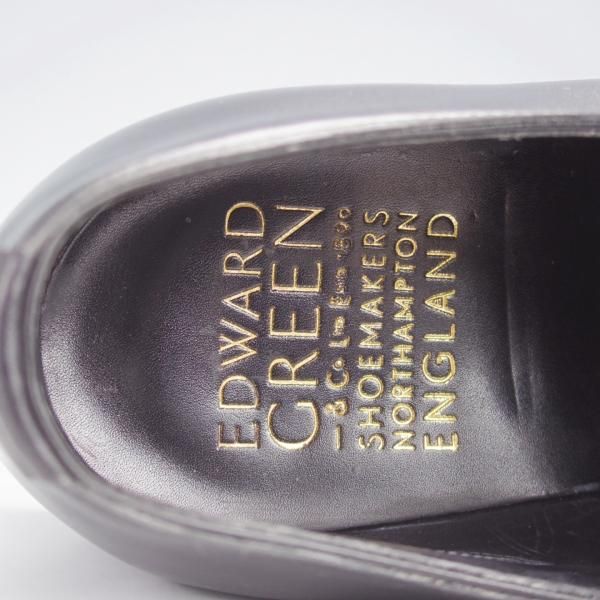 極美品★エドワードグリーン 6D【定価￥204,600-★チェルシー/CHELSEA/202ラスト】ストレートチップ/黒/メンズ/EDWARD GREEN★j932