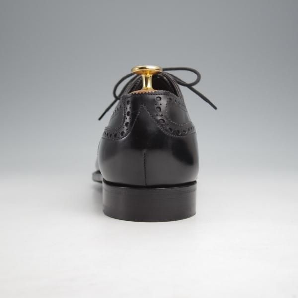 極美品★エドワードグリーン 8E【定価￥204,600-★カドガン/CADOGAN/202ラスト】セミブローグ/カーフ/黒/EDWARD GREEN★j933