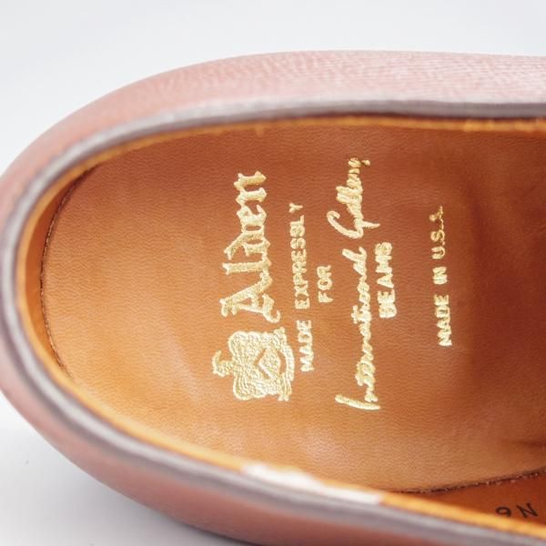 未使用★オールデン 6.5D【貴重★コードバン×アルパインカーフ/BEAMS別注】N6601/モディファイドラスト/Vチップ/ALDEN★j934