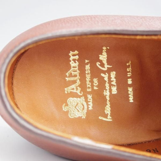 未使用★オールデン 6.5D【貴重★コードバン×アルパインカーフ/BEAMS別注】N6601/モディファイドラスト/Vチップ/ALDEN★j934