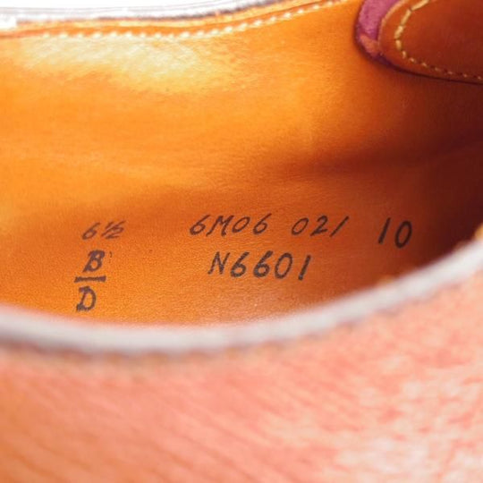 未使用★オールデン 6.5D【貴重★コードバン×アルパインカーフ/BEAMS別注】N6601/モディファイドラスト/Vチップ/ALDEN★j934