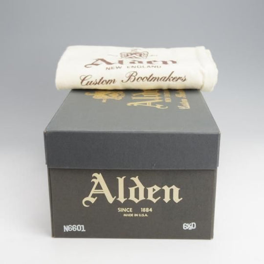 未使用★オールデン 6.5D【貴重★コードバン×アルパインカーフ/BEAMS別注】N6601/モディファイドラスト/Vチップ/ALDEN★j934