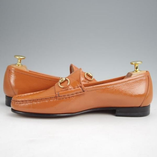 ほぼ未使用★(伊)GUCCI/グッチ(レディース) SIZE 37【貴重★1953コレクション/ホースビットローファー】スリッポンパテント★j935