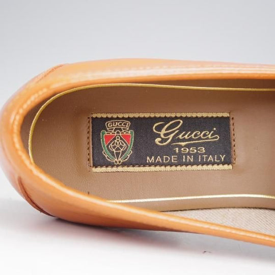 ほぼ未使用★(伊)GUCCI/グッチ(レディース) SIZE 37【貴重★1953コレクション/ホースビットローファー】スリッポンパテント★j935