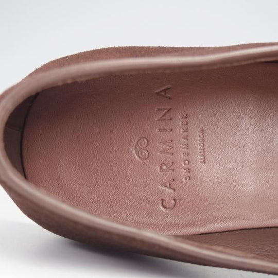 ほぼ未使用★(スペイン製)カルミナ SIZE 8【★コインローファー/80828】UETAMラスト/フルストラップ/スエード/濃茶/メンズ/CARMINA★j936