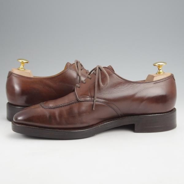 ★ジョンロブ 6E【高額★スキンステッチ仕様/8896ラスト/BORDER】ボーダー/Uチップ/カーフ/濃茶/メンズ/JOHN LOBB★j937