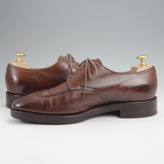 ★ジョンロブ 6E【高額★スキンステッチ仕様/8896ラスト/BORDER】ボーダー/Uチップ/カーフ/濃茶/メンズ/JOHN LOBB★j937