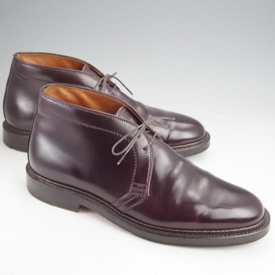 極美品★オールデン 9E【定価￥189,200-★コードバン仕様/1339】バリーラスト/チャッカブーツ/#8/赤茶/メンズ/ALDEN★j938