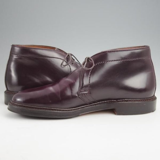 極美品★オールデン 9E【定価￥189,200-★コードバン仕様/1339】バリーラスト/チャッカブーツ/#8/赤茶/メンズ/ALDEN★j938