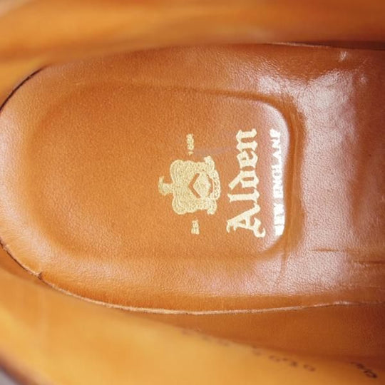 極美品★オールデン 9E【定価￥189,200-★コードバン仕様/1339】バリーラスト/チャッカブーツ/#8/赤茶/メンズ/ALDEN★j938